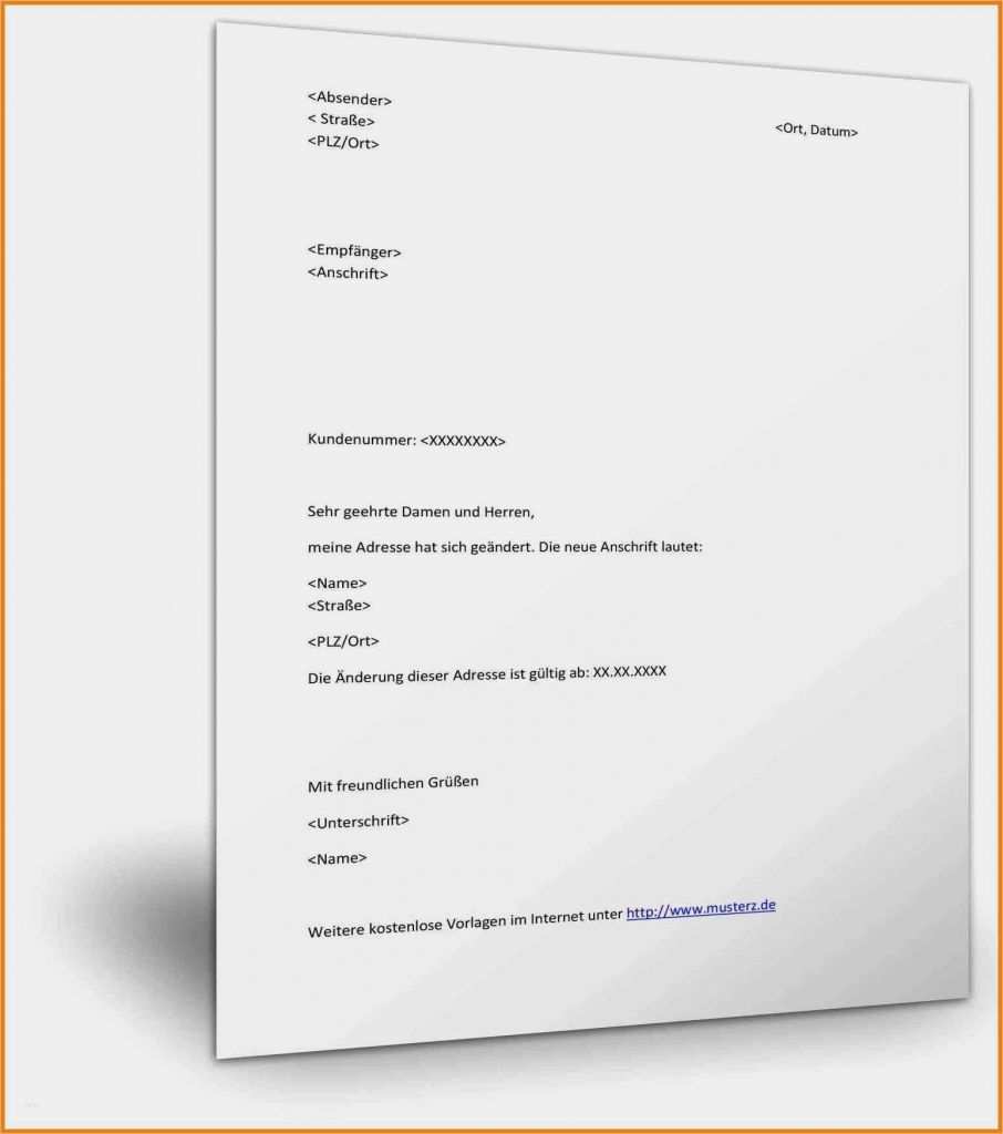 Adressänderung Umzug Vorlage Großartig 19 Adressänderung Vorlage
