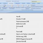 Adressetiketten Vorlage Word Erstaunlich Serienbrief Etiketten In Word 2007 Erstellen