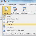 Adressetiketten Vorlage Word Wunderbar Adressetiketten Im Word 2010