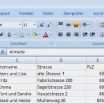 Adressliste Erstellen Vorlage Wunderbar Serienbrief Etiketten In Word 2007 Erstellen