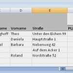 Adressliste Excel Vorlage Großartig Excel Adressliste Vorlage – De Excel