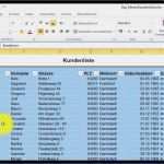Adressliste Excel Vorlage Gut September 2018 – Page 2 – Gehen