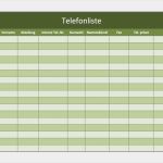 Adressliste Vorlage Kostenlos Fabelhaft Telefonverzeichnis Als Excel Vorlagen Kostenlos