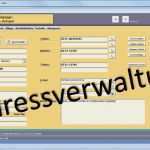 Adressliste Vorlage Kostenlos Schön Adressverwaltungsprogramm Mit Kontaktmanagement