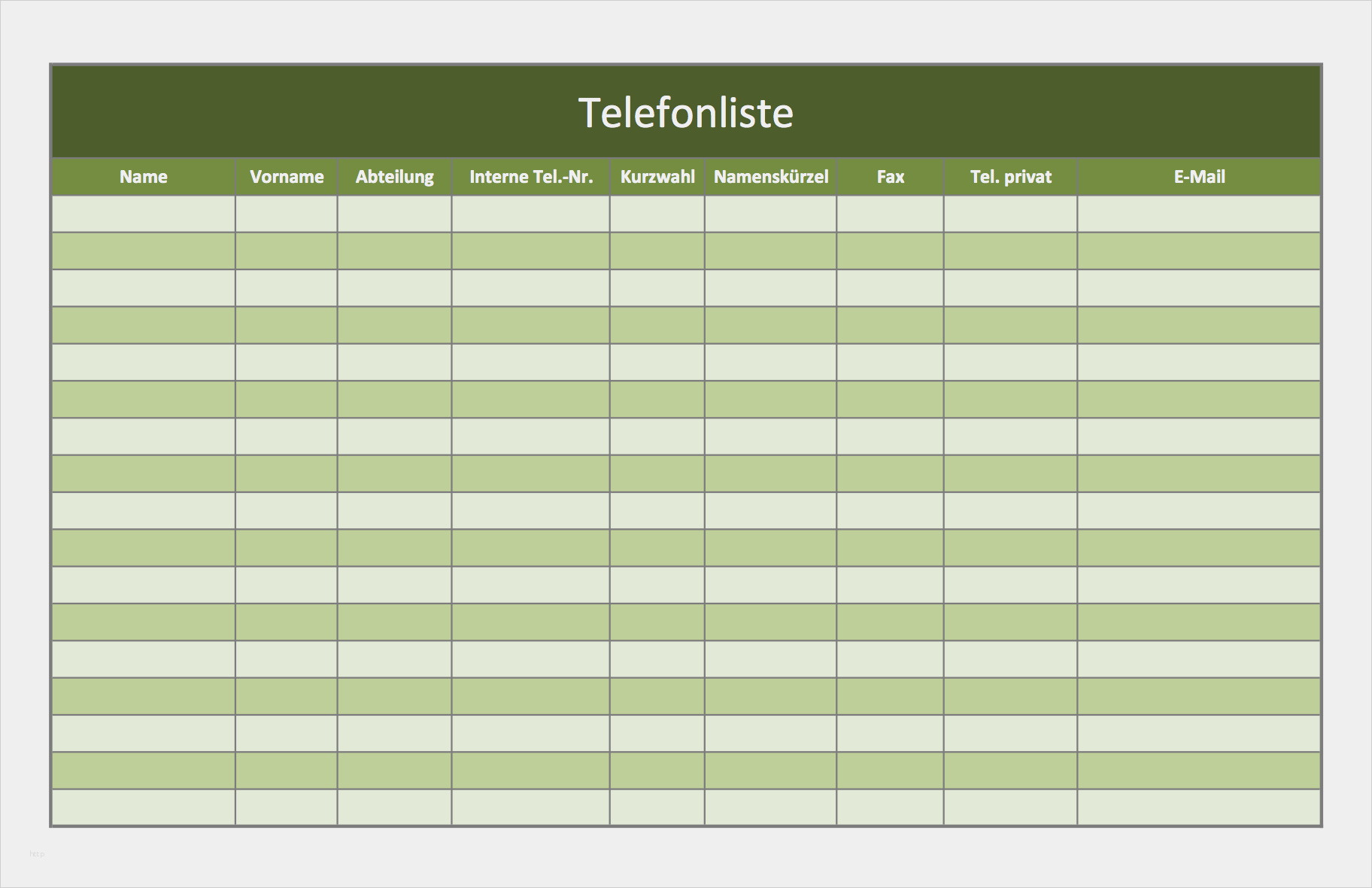 Adressliste Vorlage Word Erstaunlich Telefonverzeichnis ...