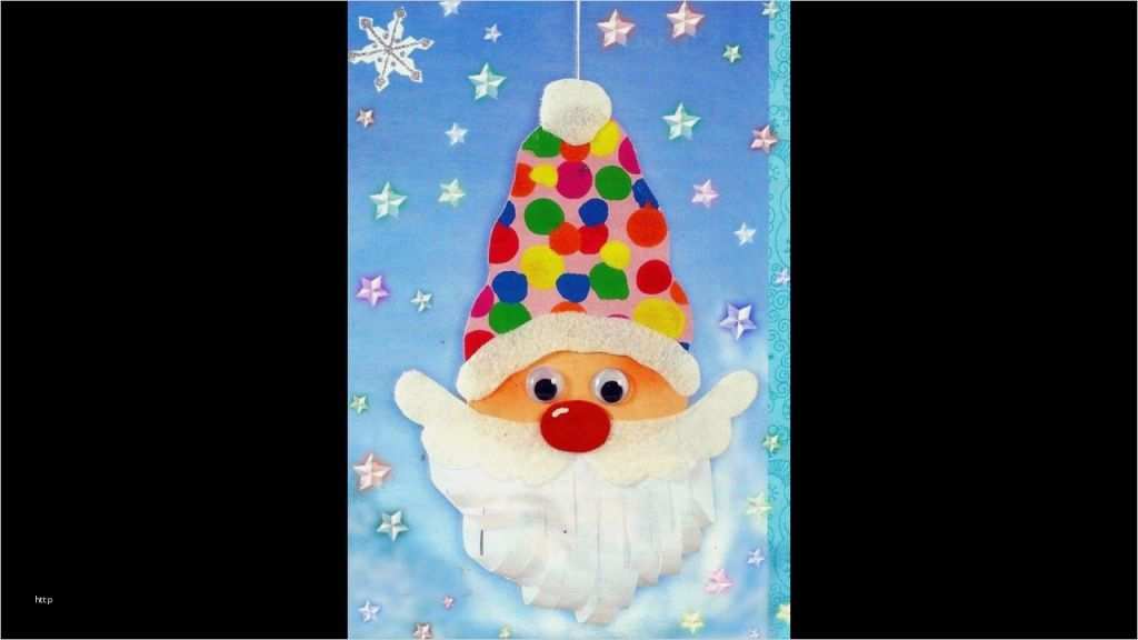 Adventsbasteln Mit Kindern Vorlagen Einzigartig Fensterbild &quot;weihnachtsmann&quot; Basteln Mit Kindern