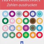 Adventsbasteln Mit Kindern Vorlagen Gut Adventskalender Basteln – Kostenlose Zahlen