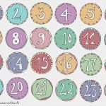 Adventskalender Basteln Vorlagen Erwachsene Einzigartig Adventskalender Basteln Und Zahlen Zum Ausdrucken