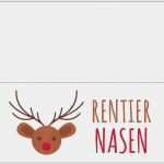 Adventskalender Tüten Rentier Vorlage Luxus Diy Rentiernasen Mit Gratis Printable Last Minute