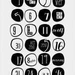 Adventskalender Vorlagen Ausdrucken Erstaunlich Diy Freebie – Advent