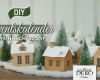 Adventskalender Weihnachtsdorf Vorlage Hübsch Diy Adventskalender "weihnachtsdorf Aus Papier" Selber