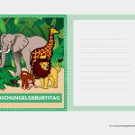 Affen Basteln Vorlage Schönste Kindergeburtstag Dschungel Vorlage Von Der Einladung Und