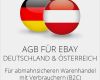 Agb Ebay Shop Vorlage Genial Agb Für Ebay Deutschland Und Österreich Multichannel Agb