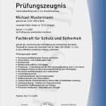 Agb Vorlage Ihk Schönste Sicherheitskraft Personenschutz Sachkundeprüfung Kaufen