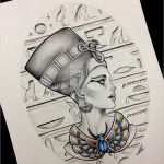ägyptische Tattoos Vorlagen Einzigartig Queen Nefertiti Tattoo Design Inspiration