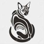 ägyptische Tattoos Vorlagen Erstaunlich Egyptian Schwarze Katze Gefährlich Aussehenden