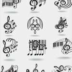 Ai Vorlagen Bewundernswert Tatuajes Pequeños De Notas Musicales