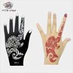 Airbrush Tattoo Vorlagen Best Of Aliexpress 1 Stücke Henna Hand Tattoo Schablone