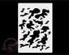 Airbrush Tattoo Vorlagen Cool Camouflage Airbrush Profi Schablone Stencil Bodypaint