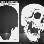 Airbrush Tattoo Vorlagen Hübsch Best 25 Skull Stencil Ideas On Pinterest