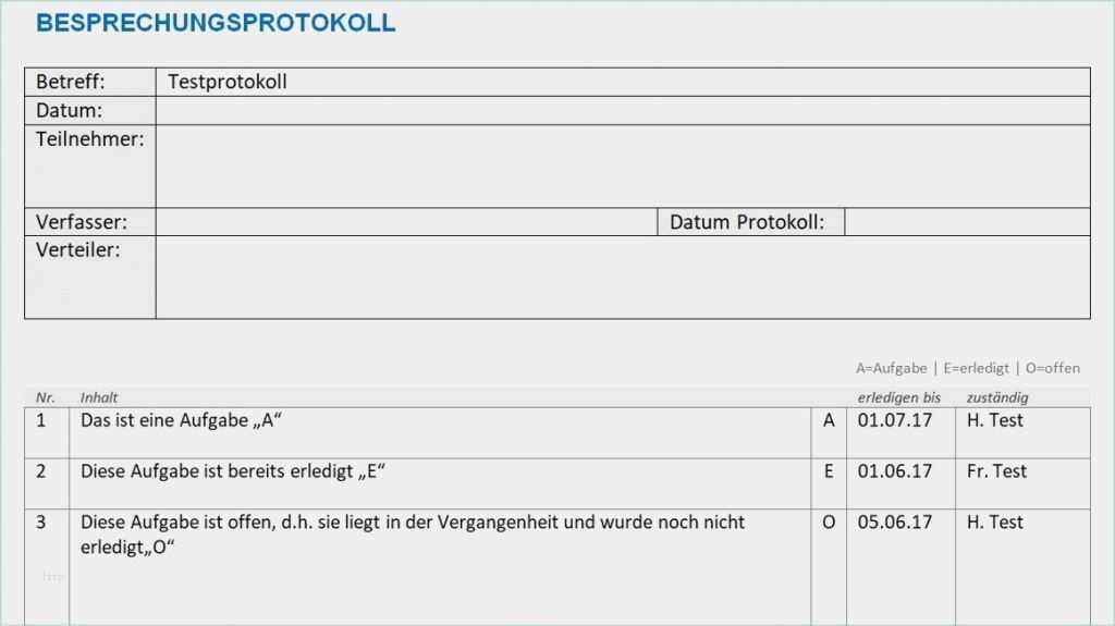 Aktionsplan Projektmanagement Vorlage Best Of Protokoll Vorlage Word