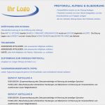 Aktionsplan Projektmanagement Vorlage Genial Kostenlose Protokollvorlagen Für Microsoft Word