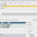 Aktivitätenplan Vorlage Erstaunlich Freie Meeting Agenda Vorlage Für Excel