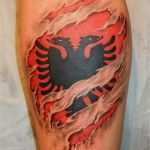 37 Einzigartig Albanische Flagge Tattoo Vorlage Bilder