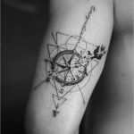 Albanische Flagge Tattoo Vorlage Wunderbar Tattoo Kompass Symbolische Bedeutung 20 Moderne Designs