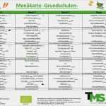 Allergene Speisekarte Vorlage Cool Aktuelle Speisepläne Für Schulen Betriebsgastronomie Und