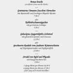 Allergene Speisekarte Vorlage Schönste Märkisches Spätsommer Menü › Flair Hotel Reuner