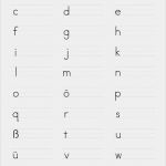 Alphabet Schreiben Lernen Vorlage Erstaunlich Print and Practice the German Alphabet A Z Übungsblatt