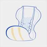 Anatomisch Geformte Vorlagen Neu San Seni normal 90 Stück atmungsaktive Anatomisch