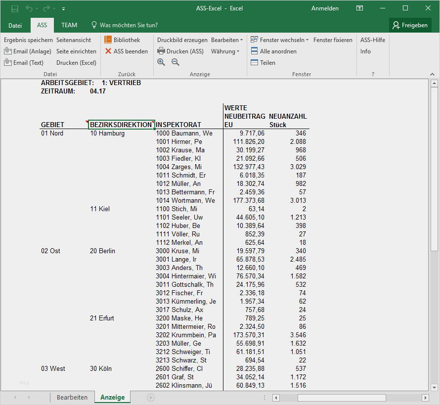 Anforderungsliste Vorlage Excel Angenehm ass 8 50 Auswertung ass Excel Uba software