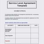 Anforderungsprofil Muster Vorlagen Wunderbar Service Level Agreement Muster