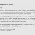 Anfrage Für Ein Angebot Vorlage Inspiration social Media Workshop Für Juristen Mit Einstiegsrabatt