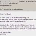 Anfrage Für Ein Angebot Vorlage Schönste Angebotsabsage Archives Malerdeck