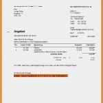 Angebot Freelancer Vorlage Einzigartig 10 Vorlage Angebot Nstleistung