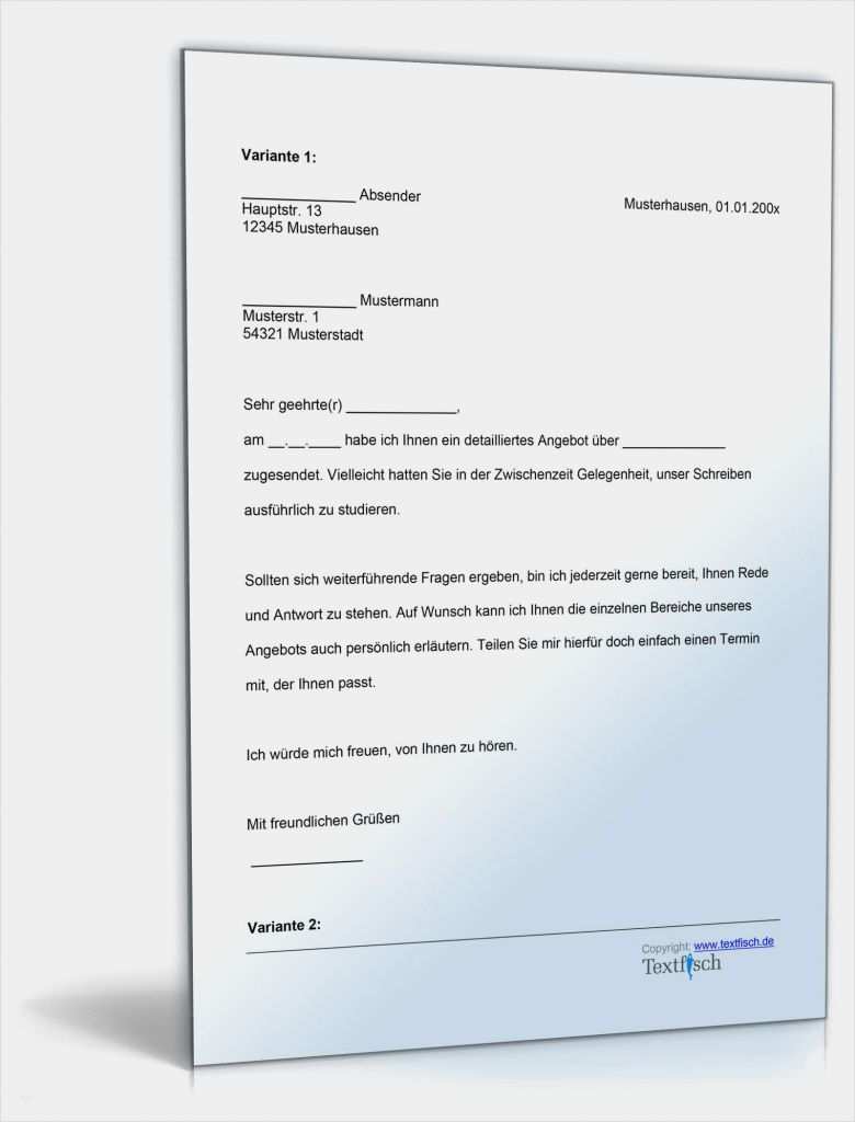 Angebot Imagefilm Vorlage Großartig Follow Up Schreiben Nach Angebot