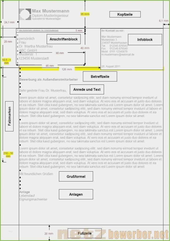 Angebot Nach Din 5008 Vorlage Schön 17 Geschäftsbrief Nach Din 5008 Muster