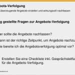 Angebot Schriftlich Nachfassen Vorlage Erstaunlich Von Der Anfrage Zum Auftrag