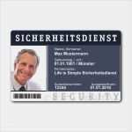 Angebot Sicherheitsdienst Vorlage Erstaunlich Wunderbar Ausweis Id Vorlage Galerie