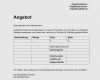 Angebot Vorlage Word Kostenlos Best Of 16 Schreiben Vorlage Word