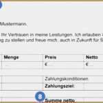 Angebot Vorlage Word Kostenlos Einzigartig 19 Angebot Erstellen Vorlage Kostenlos Vorlagen123