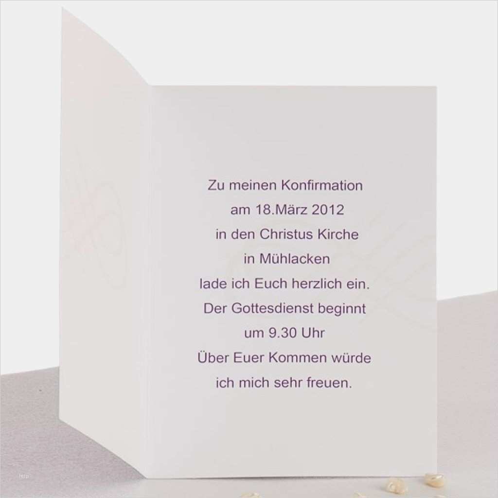 Ankündigung Geburtstagsfeier Nachbarn Vorlage Einzigartig Einladungskarten Konfirmation Text Einladung