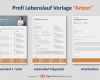 Anschreiben Design Vorlage Best Of Profi Lebenslauf Vorlage &quot;anton&quot; Für Erfolgreiche Bewerbungen