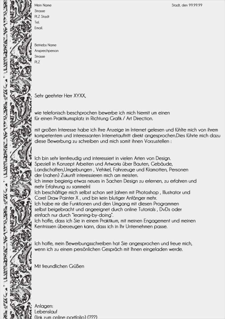 Anschreiben Für Ein Praktikum Vorlage Beste Bewerbungsschreiben Muster Bewerbungsschreiben Um Einen