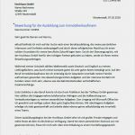 Anschreiben Immobilienmakler Vorlage Luxus Immobilienkauffrau Bewerbung