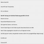 Antrag Auf Außerkapazitäre Zulassung Vorlage Neu Antrag Auf Änderung so Wird Dein Steuerbescheid Im