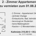 Anzeige Wohnungssuche Vorlage Erstaunlich 7 Parteienmiethaus 1 Zimmer Wohnung In Jülich Stadtmitte